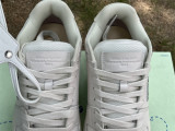 Authentic OFF-WHITE Out Of Office Leather White Black