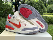 Authentic Air Jordan 3 x OFF-WHITE AJ3 OW Beige/Red