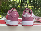 Authentic Travis Scott x Air Jordan 1 Low White/Pink