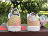 Authentic OFF WHITE x Air Jordan 1 Low Rainbow/White/Apricot