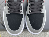 Authentic Air Jordan 1 Low “Light Graphite/Vivid Orange”