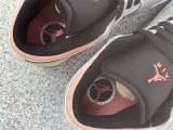 Authentic Air Jordan 1 Low Black/Light grey/Orange