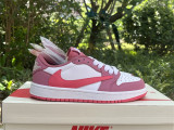Authentic Travis Scott x Air Jordan 1 Low White/Pink