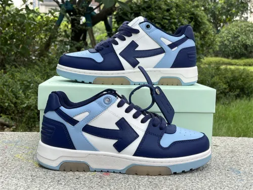 Authentic OFF-WHITE Out Of Office Walking Light Blue