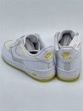 Authentic Nike Air Force 1 '07 White/Yellow
