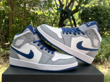 Authentic Air Jordan 1 Mid “True Blue