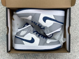 Authentic Air Jordan 1 Mid “True Blue