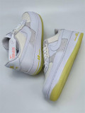 Authentic Nike Air Force 1 '07 White/Yellow