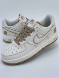 Authentic Nike Air Force 1 '07 White/Brown