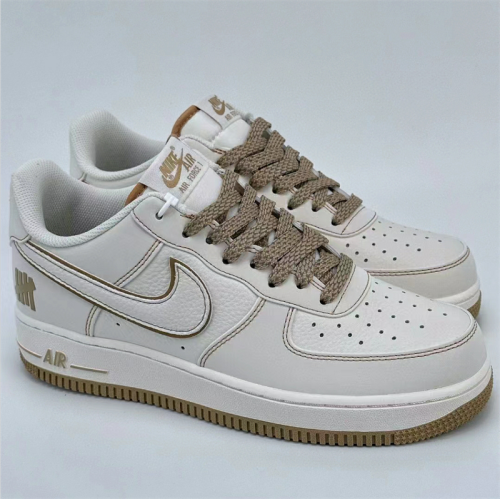 Authentic Nike Air Force 1 '07 White/Brown