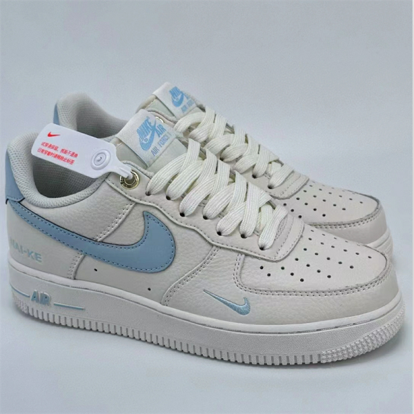 Authentic Nike Air Force 1 '07 White/Light Blue