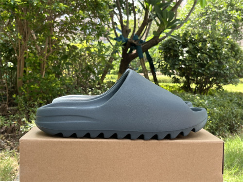 Authentic Yeezy Slide  Slate Marine”