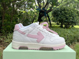 Authentic OFF-WHITE Out Of Office Walking White Pink