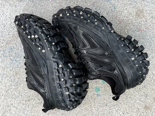 Authentic Balenciaga Triple s Clear Sole Black