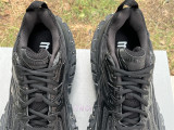Authentic Balenciaga Triple s Clear Sole Black