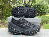 Authentic Balenciaga Triple s Clear Sole Black