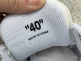 Authentic OFF-WHITE Out Of Office Walking White/Dark Green