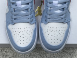 Authentic Air Jordan 1 Low White/Red/Blue