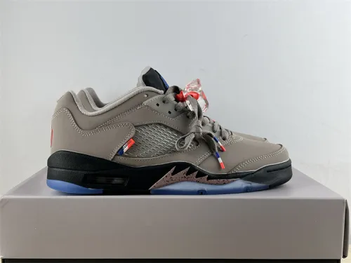 Authentic PSG x Air Jordan 5 Low Grey/Brown