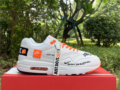 Authentic Nike Air Max 1 White Orange
