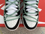 Authentic Nike Dunk Low White/Washed Teal-White