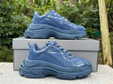 Authentic Balenciaga Triple-S Rubber Blue