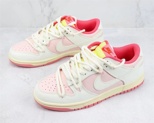 Authentic Nike SB Dunk Low White/Pink