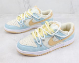 Authentic Nike SB Dunk Low Beige/Blue/White