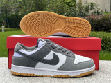 Authentic Nike SB Dunk Low White/Dark grey