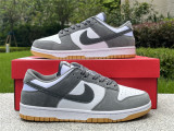 Authentic Nike SB Dunk Low White/Dark grey
