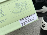 Authentic OFF-WHITE Out Of Office Calf Leather White Black