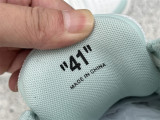 Authentic OFF-WHITE Out Of Office Calf Leather White Green