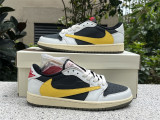 Authentic Travis Scott x Air Jordan 1  Yellow/Inverted HOOK