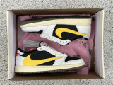 Authentic Travis Scott x Air Jordan 1  Yellow/Inverted HOOK