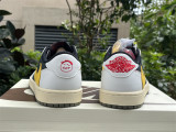 Authentic Travis Scott x Air Jordan 1  Yellow/Inverted HOOK