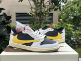 Authentic Travis Scott x Air Jordan 1  Yellow/Inverted HOOK