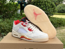Authentic Air Jordan 5 Low “CNY” White Red