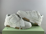 Authentic OFF-WHITE Out Of Office Calf Leather White