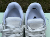 Authentic OFF-WHITE Out Of Office Calf Leather White Lilac