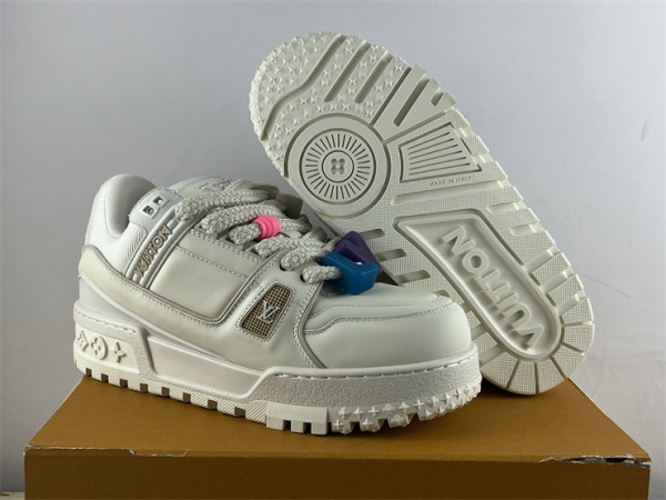 Authentic LV Trainer Maxi White