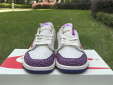 Authentic Travis Scott x Air Jordan 1 Purple/Red /Inverted Hook