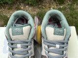 Authentic Crenshaw Skate Club x Nike SB Dunk Low Off White/Purple Blue