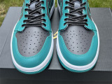 Authentic Air Jordan 1 Low Golf Charcoal Jade