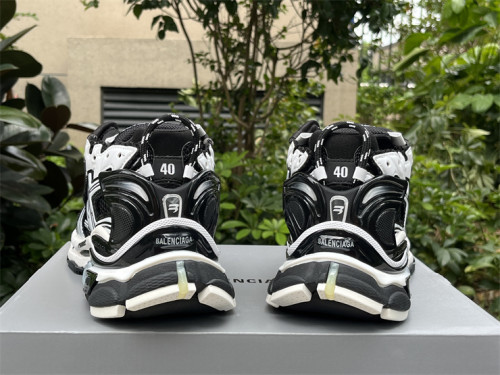 Authentic Balenciaga Runner White Black