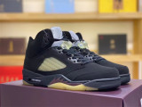 Authentic A Ma Maniére x Air Jordan 5 “Black”