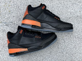Authentic J Balvin x Air Jordan 3 Black/Orange