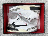 Authentic Air Jordan 3 “White Cement Reimagined”