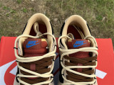 Authentic Nike SB Dunk Low Beige/Black/Brown