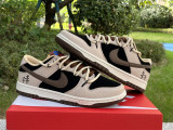 Authentic Nike SB Dunk Low Beige/Black/Brown