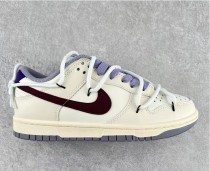Authentic Nike SB Dunk Low White/Purple